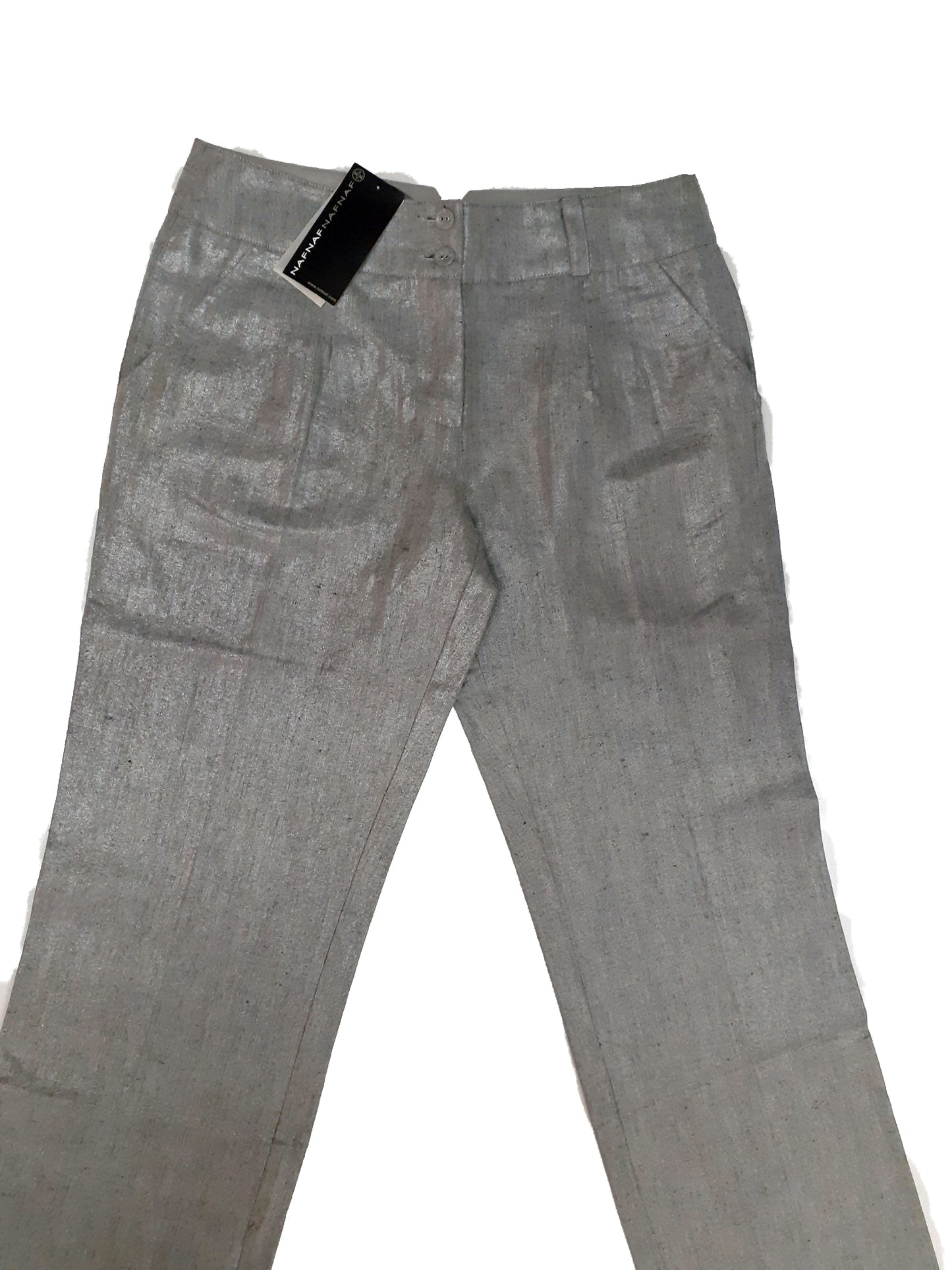 Naf Naf Pantalone lino palazzo donna