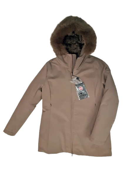 Colmar 2267E 4ZL Piumino impermeabile con pelliccia ecologica donna