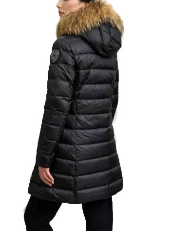 Blauer DK03103 Piumino lungo con pelliccia Kristin Donna