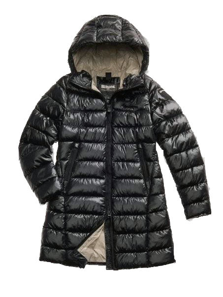 Blauer DK02069 Piumino lungo Micro Rip Adelaide Donna