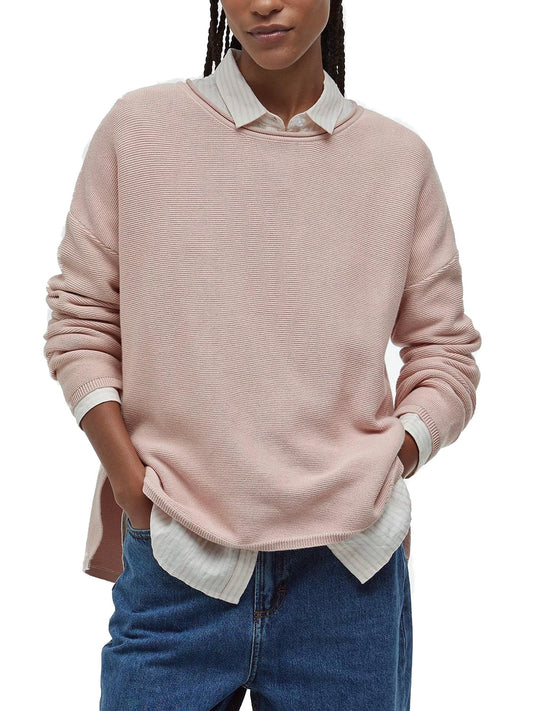 Barbour LKN1423 Marine Crew Neck Jumper Donna