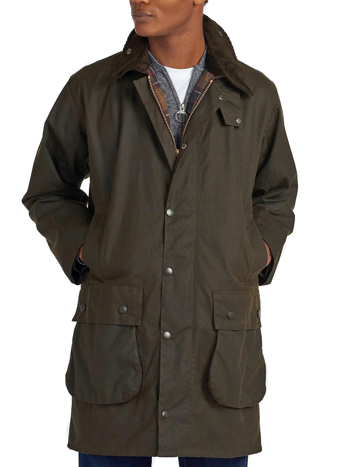 Barbour MWX0009 OL91 Northumbria Wax Jacket