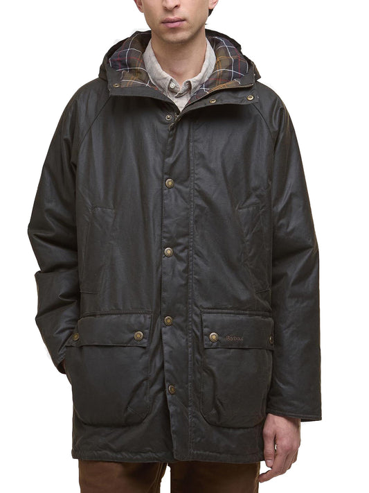 Barbour MXW2494 OL71 Bedale Wax Parka