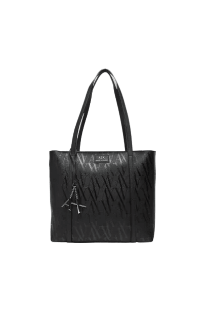 Armani Exchange Borsa a spalla art. XW001199 AF15325 colore NERO FOTO DEL DAVANTI