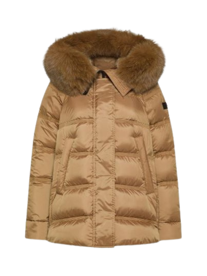 Peuterey TAKAN MQN 04 FUR Puffer Jacket con Pelliccia piumino Donna