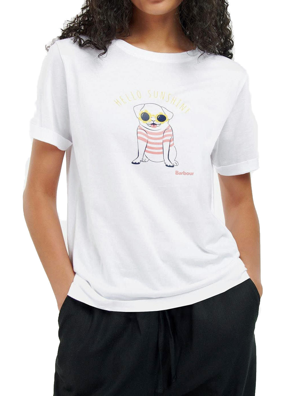 Barbour LTS0599 WH11 Addison T-shirt donna