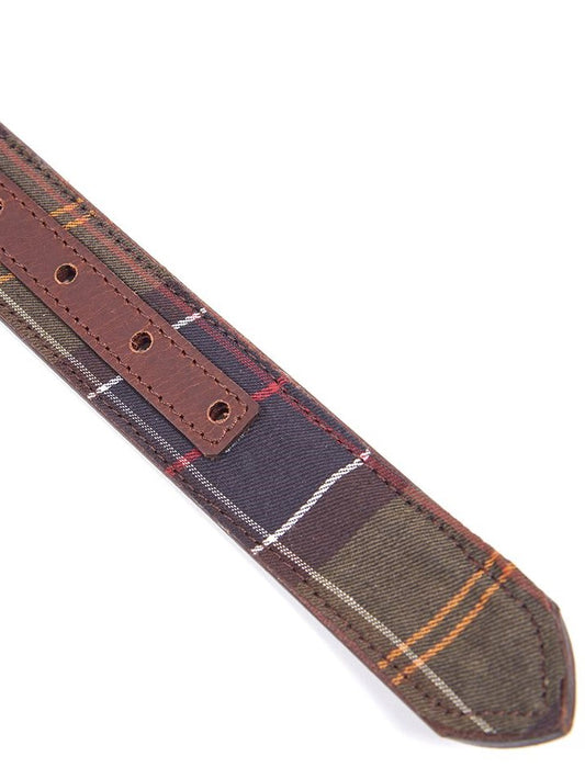 Barbour MAC0364 TN11 Reversible Tartan Leather Belt