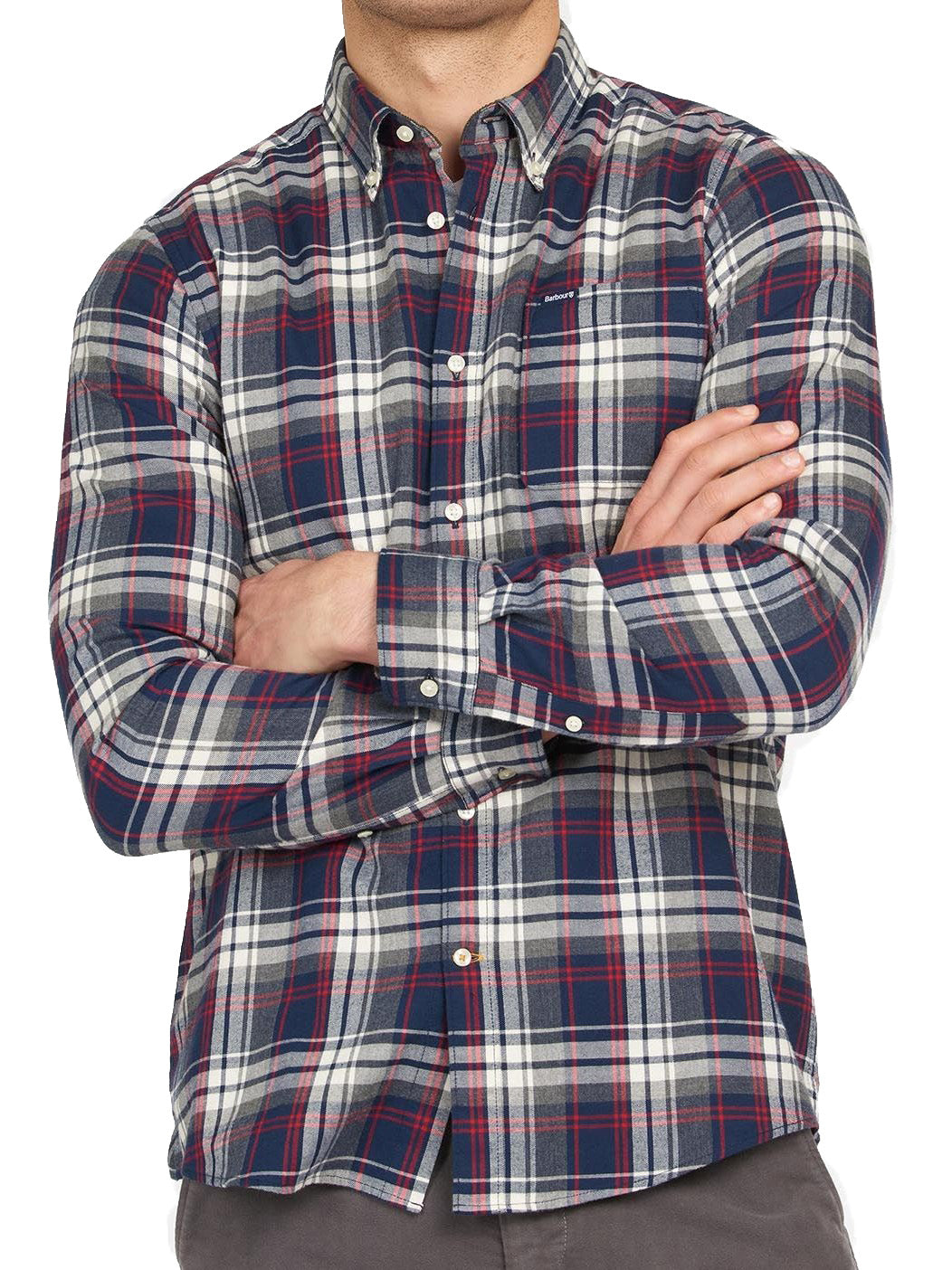 Barbour MSH4995 NY91 Crossfell Tailored Shirt Camicia Uomo