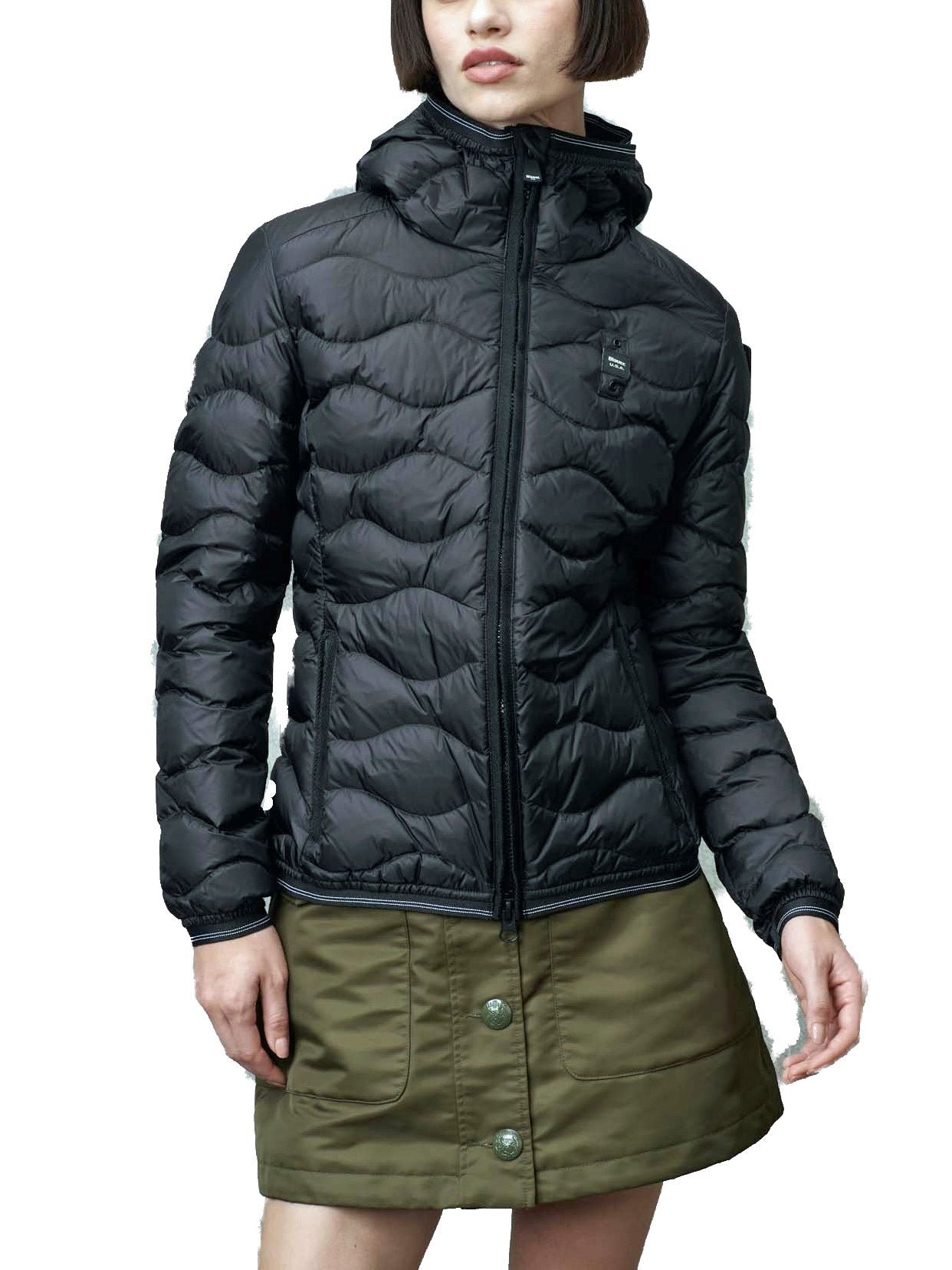 Blauer DC03047 Piumino ad onde CAMELIA