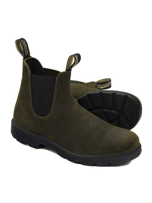 Blundstone 1615 Dark olive suede - Camoscio Oliva