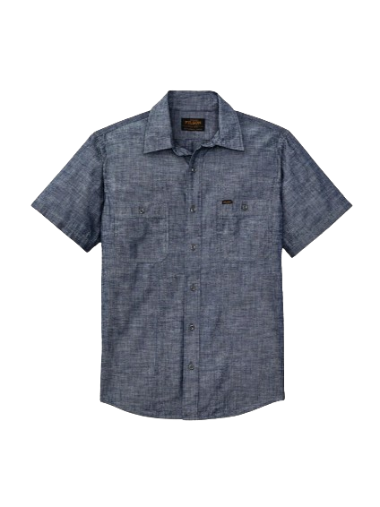 Filson FMCAM0031 SHORT SLEEVE CHAMBRAY SHIRT Camicia Uomo