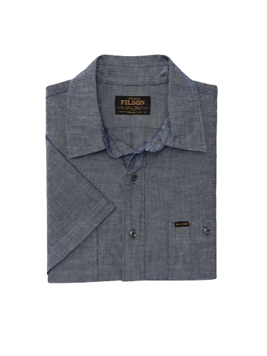 Filson FMCAM0031 SHORT SLEEVE CHAMBRAY SHIRT Camicia Uomo