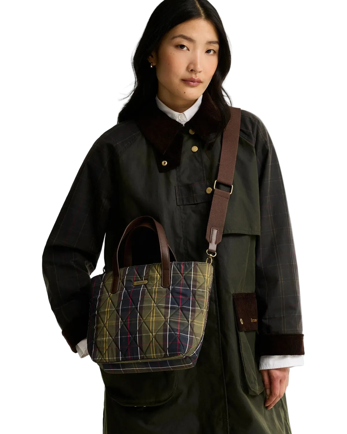 Barbour LBA0431 OL75 Mini Quilted Bag