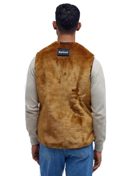 Barbour MLI0004 BR31 Warm Pile Waistcoat Zip Liner