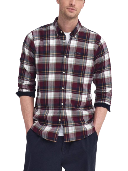 Barbour MSH4995 RE94 Crossfell Tailored Shirt Camicia Uomo