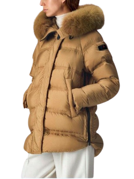 Peuterey TAKAN MQN 04 FUR Puffer Jacket con Pelliccia piumino Donna