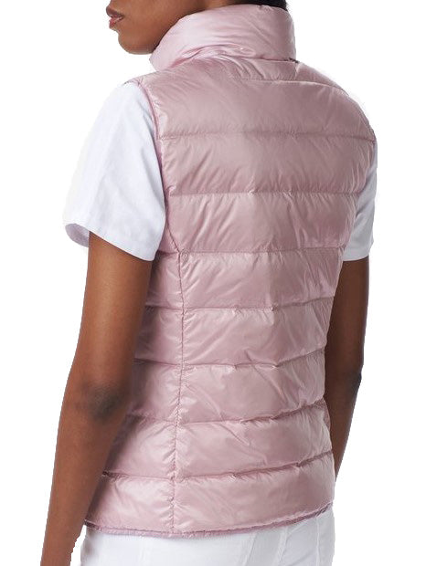 Blauer gilet imbottito Smanicato Melita