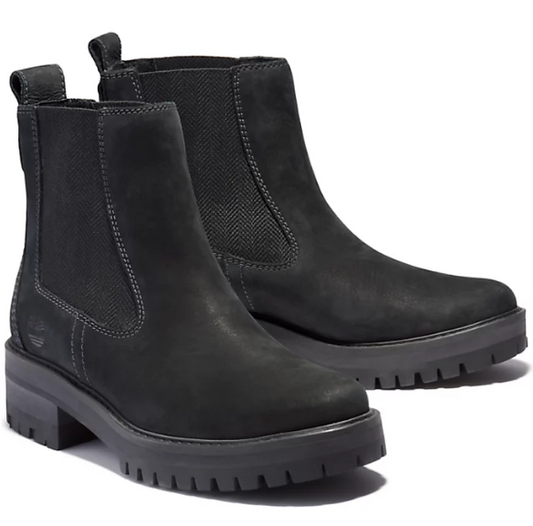 Timberland Courmayeur Valley Nero Stivaletto Chelsea TB 0A1J66015